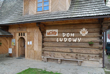 Dom Ludowy - siedziba Związku Podhalan Oddział Kościelisko oraz Gminnego Ośrodka Kultury Regionalnej Kościelisko