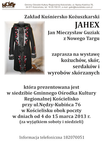 Wystawa wyrobów skórzanych