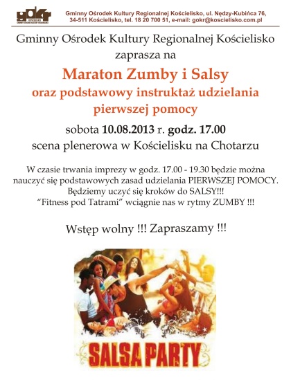 maraton zumby i salsy