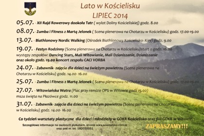 Lato w Kościelisku