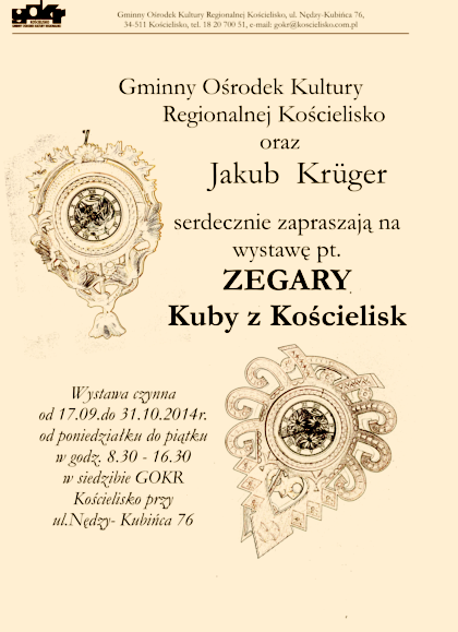 Jakub Kruger - ZEGARY