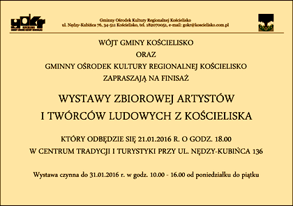 wystawa zbiorowa twórców z Kościeliska